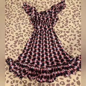 Betsey Johnson Vintage Anchors Girl Sailor Dress